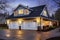 separate garage with matching gambrel roof