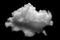 Separate white clouds on a black background have real clouds. White cloud isolated on a black background realistic cloud. white