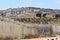 Separation Wall Shimmering in Heat, near Gilo 300 Checkpoint, Bethlehem, Israel