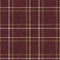 Sepia brown neutral woven plaid texture background. Seamless old worn style plaid fabric cloth. Rustic classic checkered