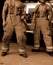 Sepia fire fighters