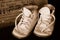 Sepia Vintage Baby Shoes