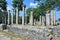 Sepino, Molise, Italy. Altilia the archaeological site located in Sepino, in the province of Campobasso. 