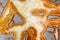 Septarian concretion geology background pattern
