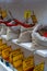 September 10, 2019, Sevilla, Andalusia, Spain, local shop with colorful aromatic kitchen herbs and spices