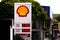 September 11, 2020, Brazil. The logo of Royal Dutch Shell at a gas station in Dourados, Mato Grosso do Sul, Brazil