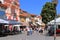 September 12 2023 - Ohrid, North Macedonia: Hustle and Bustle in the streets of the old town