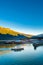 September 15, 2018 - Skagway, AK: Fjordlands Express local ferry arriving in harbour at daybreak.