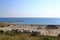 September 15 2021 - Constanta in Romania: Beach Plaja Modern on a sunny day with blue sky