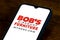 September 16, 2020, Brazil. In this photo illustration the Bob`s Discount Furniture logo seen displayed on a smartphone