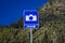 September 2, 2016 - Road Sign pointing out Scenic View Spot for photos, Alaska backroads