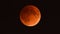 September 2015 lunar eclipse - super blood moon - as seen from Minnesota, USA - September 28th