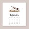 September 2018 dog year calendar