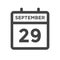 September 29 Calendar Day or Calender Date for Deadlines or Appointment