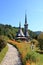 September 8 2021 - Barsana, Romania: Barsana monastery, one of the main attractions in Maramures in Romania