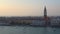The september dusk over Venice. Italy