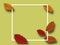 September fall. Autumn leaves vector. Beautiful autumn leaves background, great design for any purposes. Seasonal nature