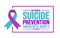 September is National Suicide Prevention Awareness Month background template. Holiday concept.