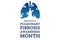 September is Pulmonary Fibrosis Awareness Month. Template for background, banner, card, poster with text inscription