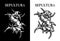 Sepultura. A brazilian metal band vector logo.