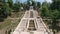 Sequence from a beautiful park, with a beautiful architecture, located in the Republic of Moldova, Europe. Artesian fountains, man