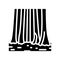sequoia national park glyph icon vector illustration