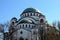 Serb orthodox Cathedral Church of St Sava Belgrade Serbia