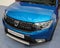 Serbia; Belgrade; April 2, 2017; The close up of azure blue Dacia Logan MCV Stepway; the 53rd International Motor Show in