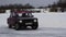 Serbia, Belgrade - January 20, 2023: Winter drift on old car. Clip. Winter country drift on old cars. Racing or