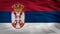 Serbia Flag 3d render 4k