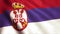 Serbia Flag Animation Video - 4K