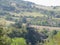 Serbia landscape Pavlica monastery and fertile green slopes