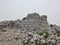 Serbia mountain Rtanj ruins of stone chapel on mountain top