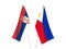 Serbia and Philippines flags