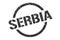 Serbia stamp. Serbia grunge round isolated sign.