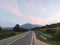 Serbia view of mountain Rtanj from the road