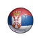 Serbian Flag Football - Soccer Ball