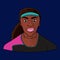 Serena Williams portrait avatar