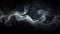 Serenade of Mist: Enigmatic White Smoke on Ebony Canvas