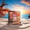 Serenading Sunset Makeup Palette - Captivating Image of a Mesmerizing Makeup Palette