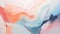 Serene Action Painting With Organic Flowing Forms And Pastel Colors