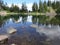 Serene alpine lake