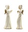 Serene angel figurines