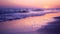 Serene Beach Sunset, Tranquil Nature Scene