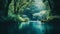 Serene And Calming River In The Forest - Uhd Image