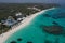 Serene coastal scene featuring a sandy beach in Shoal Bay East in Anguilla