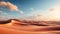 Serene Desert Landscape With Vray Tracing: A Beautiful Dune