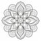 Serene Flower Coloring Pages For Adults