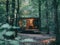 Serene forest cabin retreat