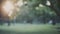 A serene image featuring an unfocused bokeh background of trees in a public garden AI generated .